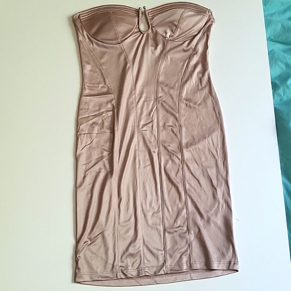 Light lavender mini dress bustier lingerie strapless sweetheart top